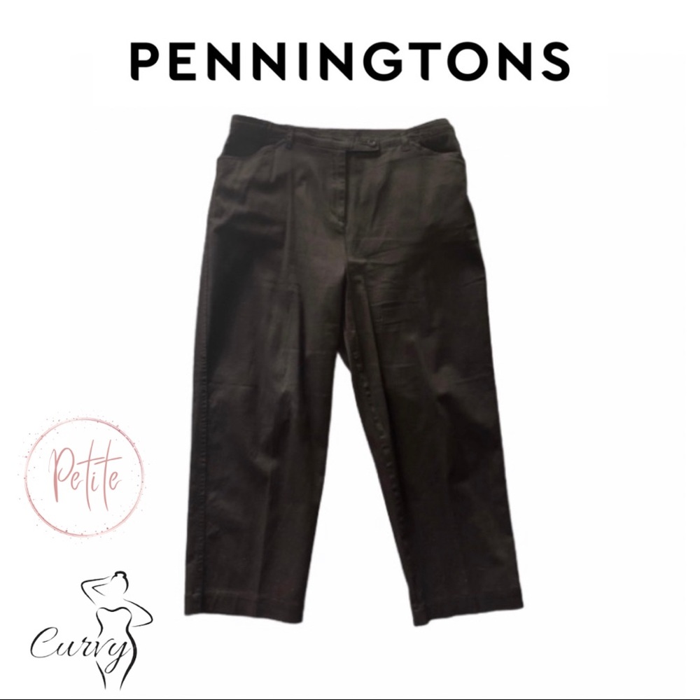 PENNINGTONS BLACK CHICAGO PANTS SIZE 16P